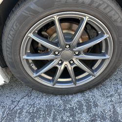 Liquid Metal Wheels And Tires (all 4 Wheels)