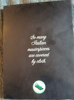 “ SO MANY ITALIAN MASTERPIECES ARE COVERED WITH CLOTH” Slate advertisement