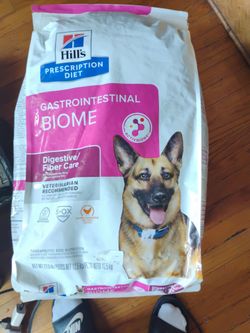 Hill's Prescription Diet Gastrointestinal Biome Digestive/Fiber Care Dry Dog Food, Chicken, 27.5 lb. Bag
