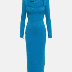 Alex Perry Embellished Midi Dress