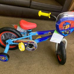 Brand New Paw Patrol Bike 