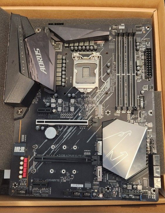Broken Gigabyte Z490 Aorus Elite AC Motherboard