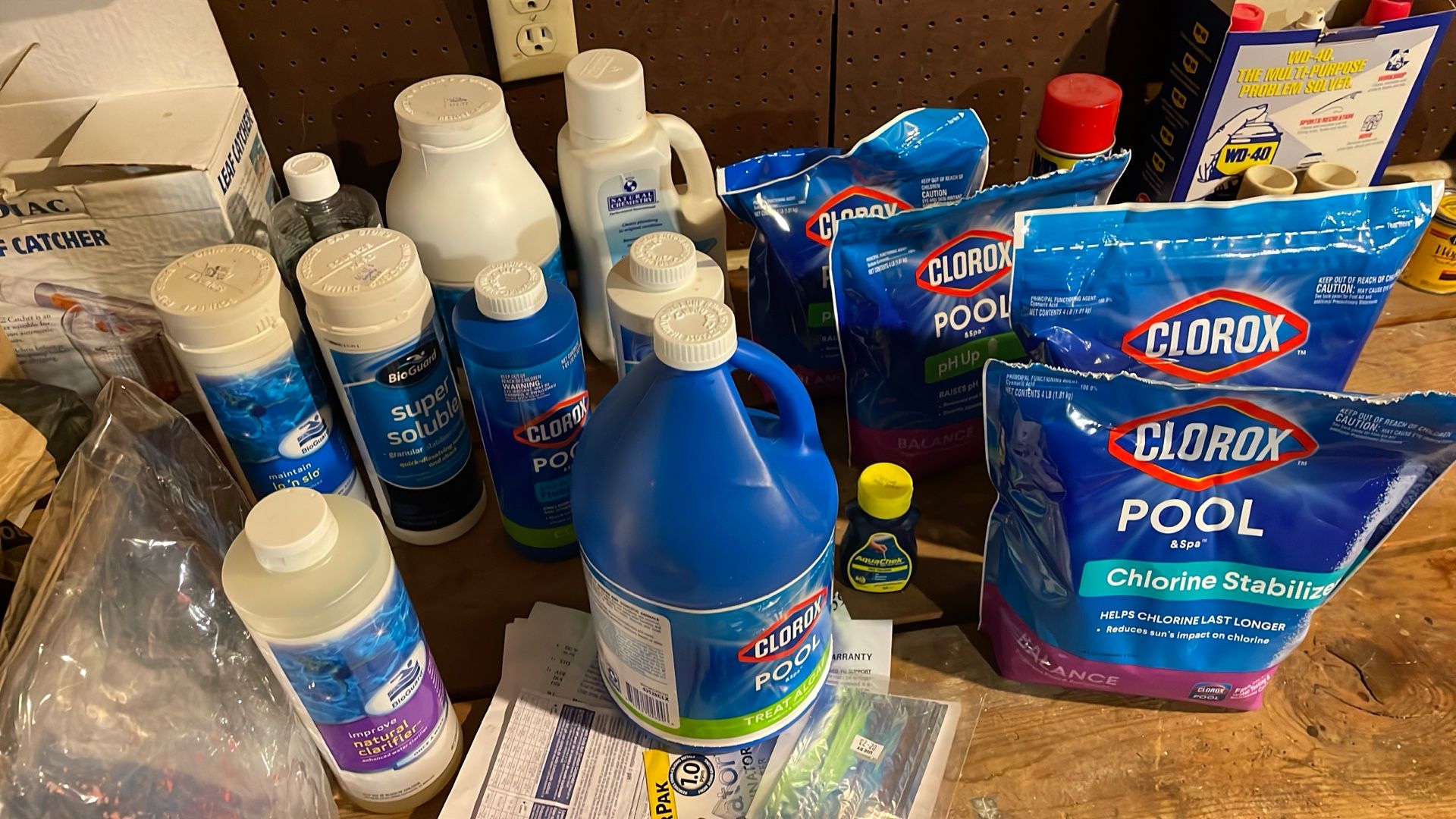 Pool Maintenance Material