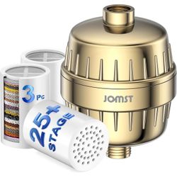 SHOWER FILTER PACKAGE - ANTI CHLORINE SPECIALTY ! - 25+ Stage - 3 Cores - Boosting Output - Remove 99.99% Impurities AND 97.45% Chlorine - Improving S