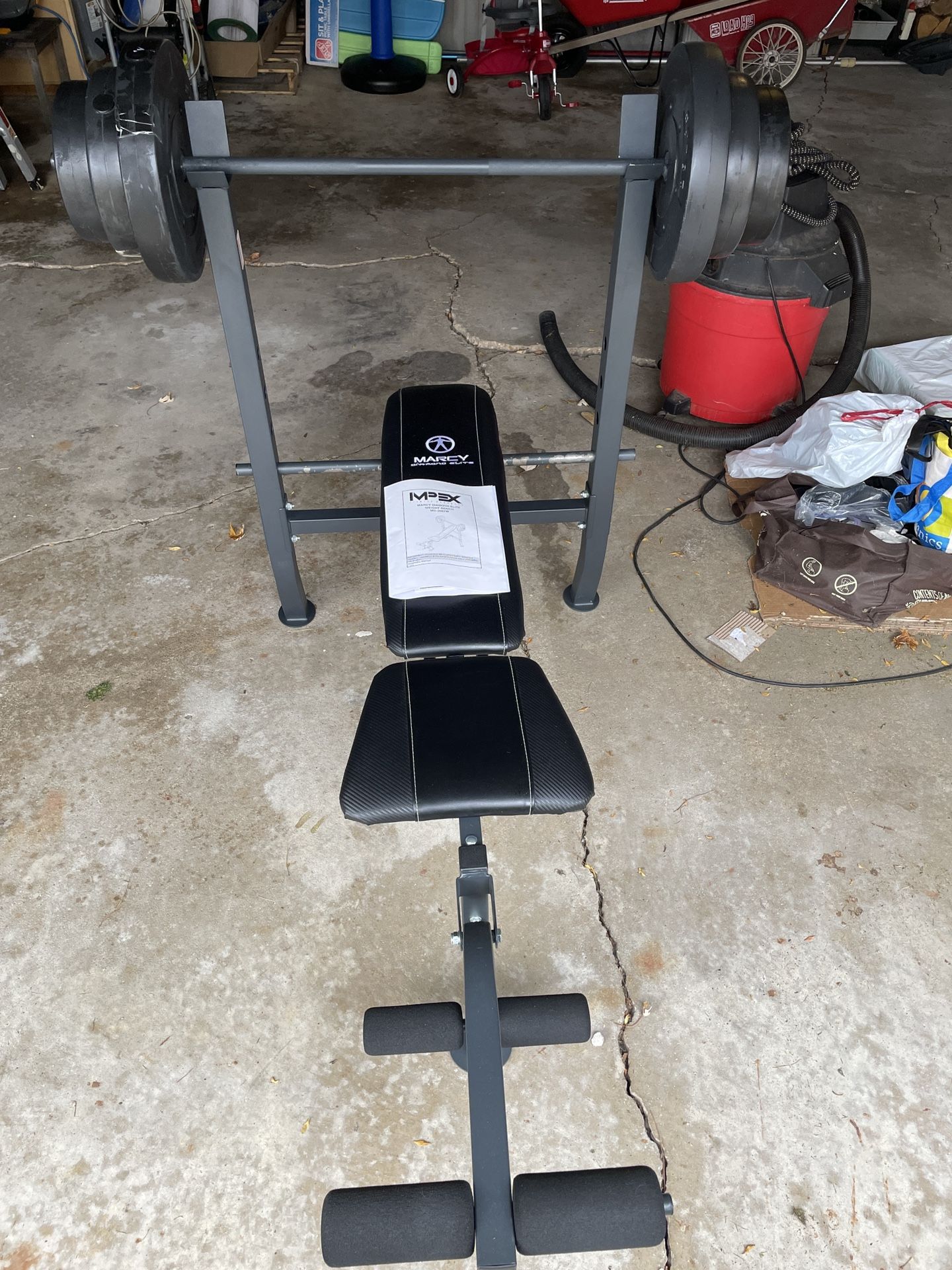 Marcy Diamond Elite Weight Bench w/leg developer (MD-2082W)