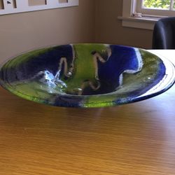 16inch Diameter Hand blown Glass Bo