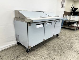 NSF Sandwich Prep Table Mega Refrigerator 72 inches ASR-18486