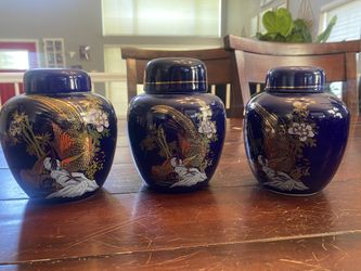 Oriental Vase Trio #2