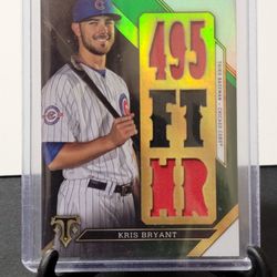 2016 Topps Triple Threads Kris Bryant /18 Ssp Jersey Patch