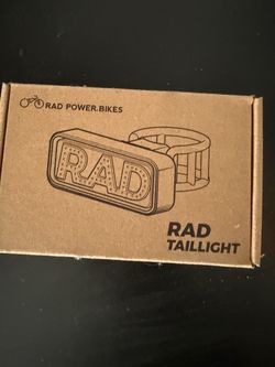 Rad bike tail light