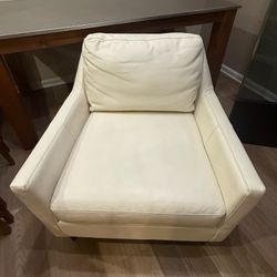 West Elm Leather Armchair - NEED GONE