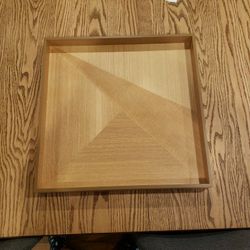 West Elm Wooden Tray With Sides. Brand New