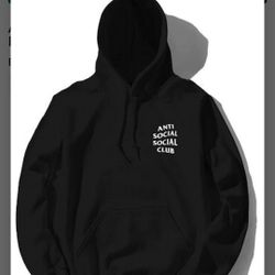 BRAND NEW ASSC HOODIE BLACK KKOCH 