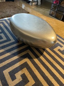 Silver center table