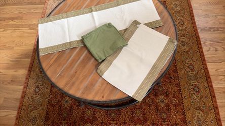 Fabindia table runner and napkin set