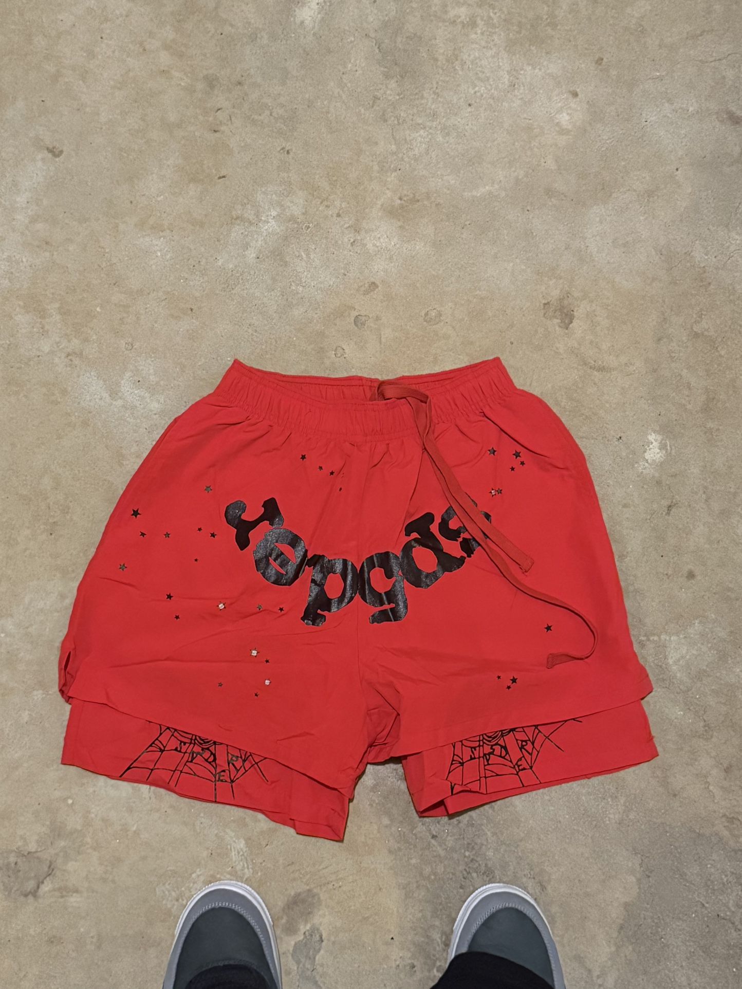 Double Layer Sp5der Shorts