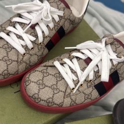 2018 Gucci Ace GG Supreme 'Beige'