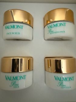 Valmont Prime Collection Gift Set NIB Made In Switzerland Scrub Neck Contour NEW