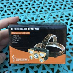 LED Headlamp – USB Charging – 4 Modes