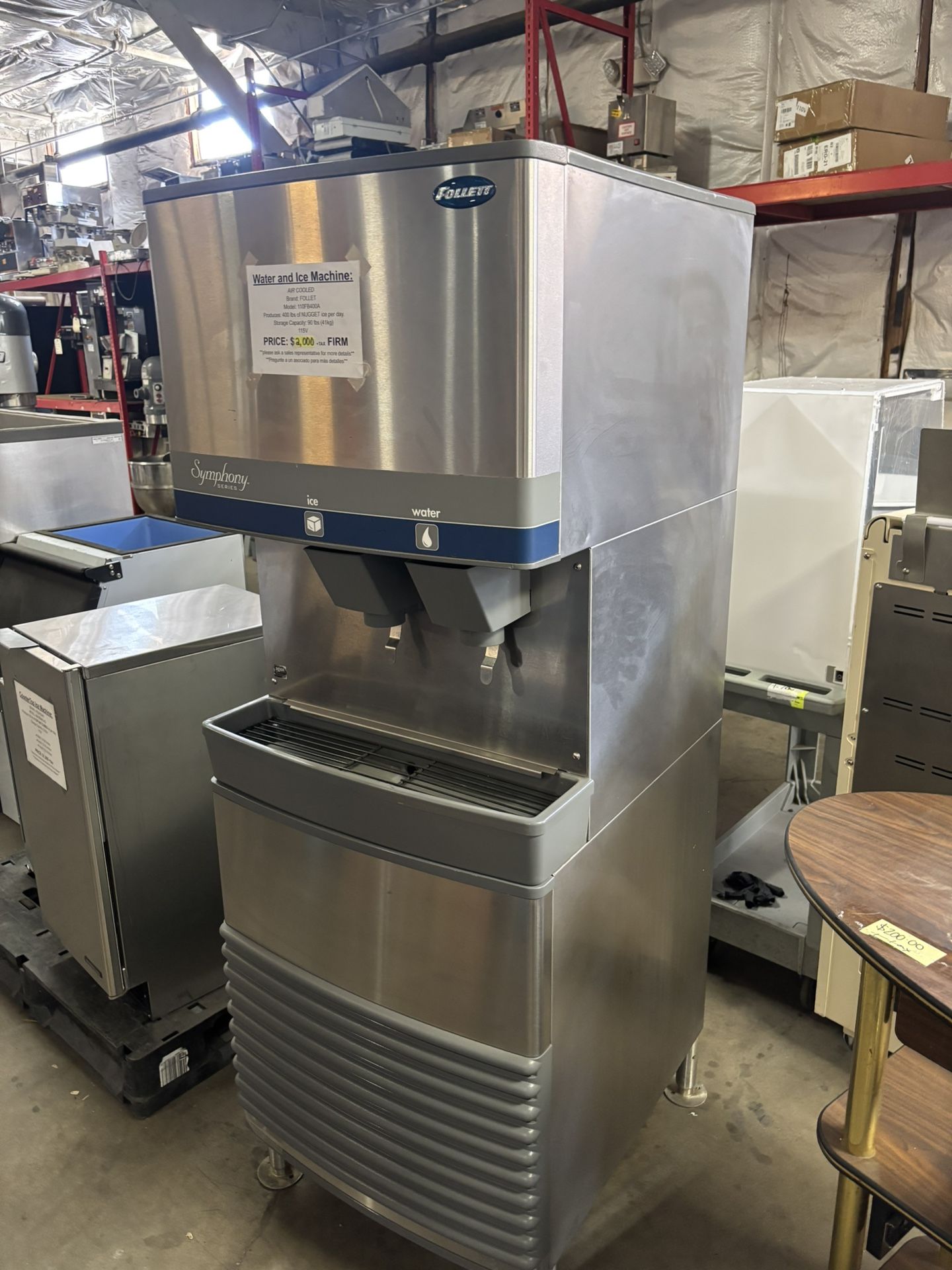 Ice And Water Dispenser
