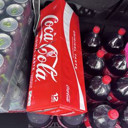 I Have Too 24 Packs Of Monster And 24 2 L Of Coca-Cola Bottles And I Have 212 Packs Of 24 Ounce Cans Of Coca-Cola