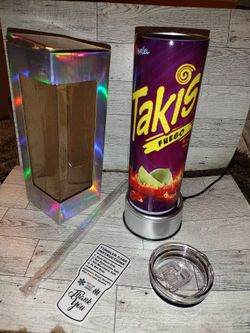 Purple Bag Of Takis Sublimation Tumbler