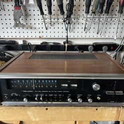 Woodgrain Realistic Vintage Stereo