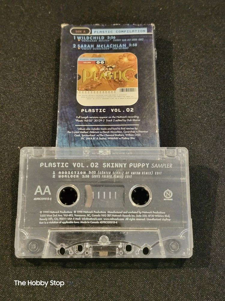 Rare Skinny Puppy Sampler Casingle $20 Cassette Tape