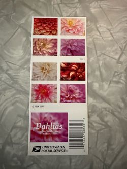 Dahlias Forever Stamps Booklet
