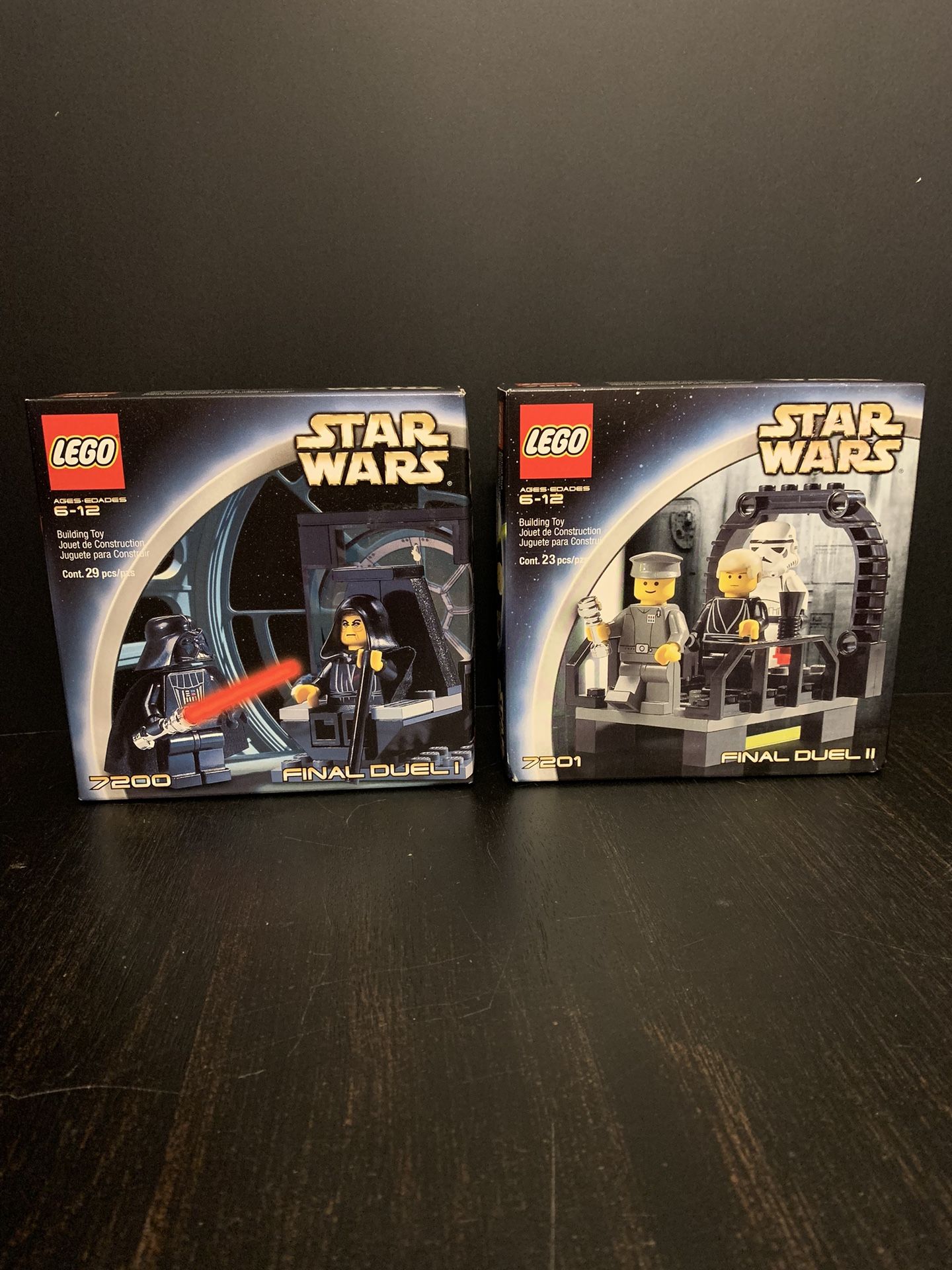 Star Wars LEGO (2) Final Duel I #7200 Final Duel II #7201