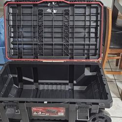 36.5 in. Black Heavy Duty Medium Rolling Toolbox with Keyed Lock