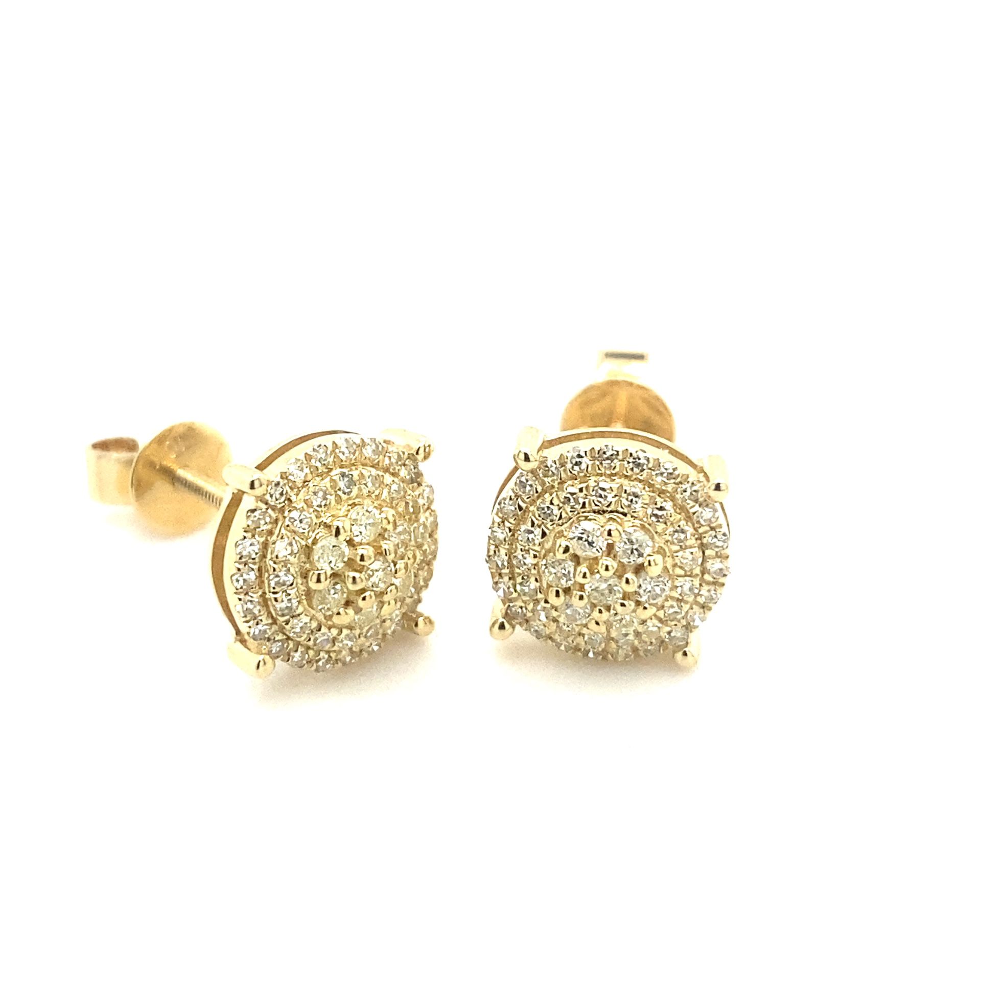 10k Gold Diamond Earrrings .33ctw 133621 12