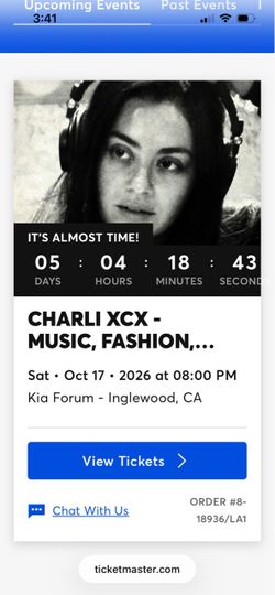 Charli XCX Concert Tickets – Kia Forum
