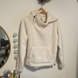 Pink Brand Cream Sherpa Sweater