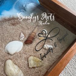 Coastal Themed Resin Tray