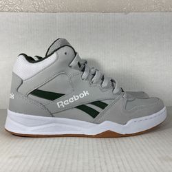 NEW Reebok Royal Size 9 Men Shoes Basketball Gray White Green Sport Athletic NIB