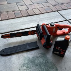 Wood chainsaw (wired)