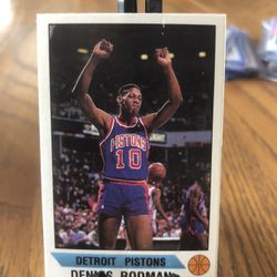 1990 Dennis Rodman Panini Sticker