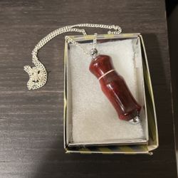 Hand Crafted Wooden Pendant Necklace