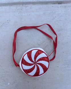 BBW Peppermint Candy Cane Crossbody Purse