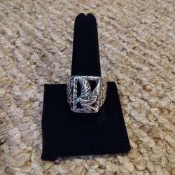 Sterling Silver 925 Eagle Ring