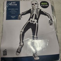 Costum SKELETON Glow In The Dark With Mask 8_10