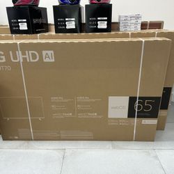 LG 65” UHD 4K TV Brand New! Finance For $50 Down Payment!!