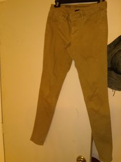 Beige skinny jeans