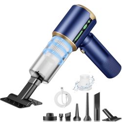 Car Handheld Vacuum Cordless: Car Vacuum Cleaner with 16000Pa Ultra-Strong Suction, Brushless Motor & HEPA Filter - Lightweight Design for Drivers and