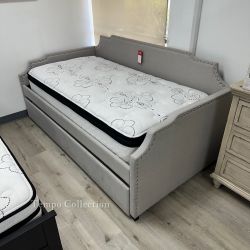 Daybed, Trundle Bed Frame, Kids Room, Kid Bed