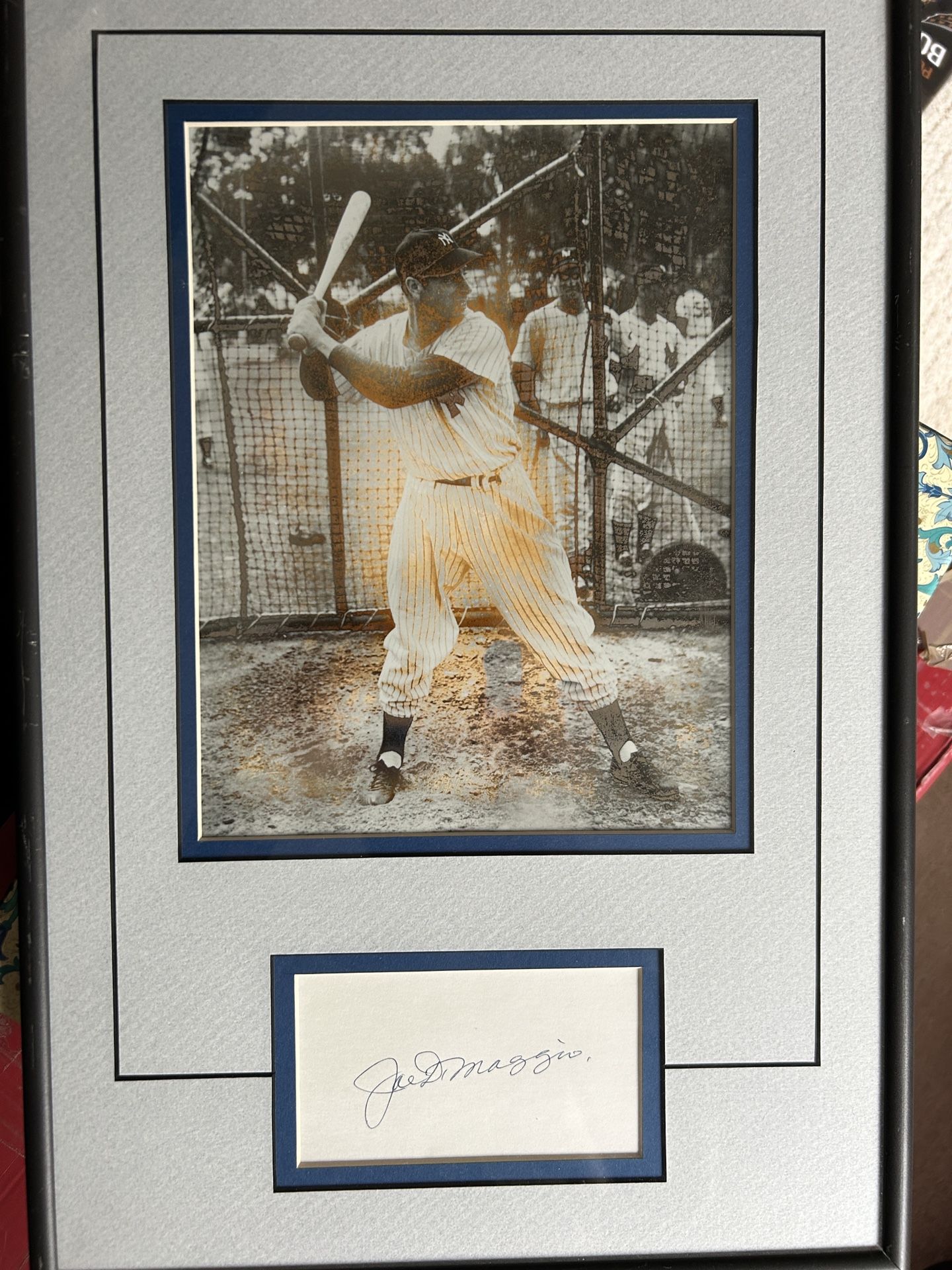 Joe Dimaggio Autograph