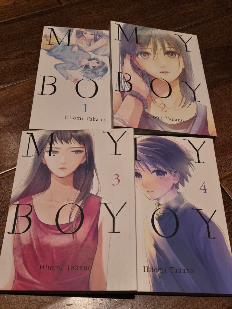 Authentic English Manga - My Boy Vol. 1-4 