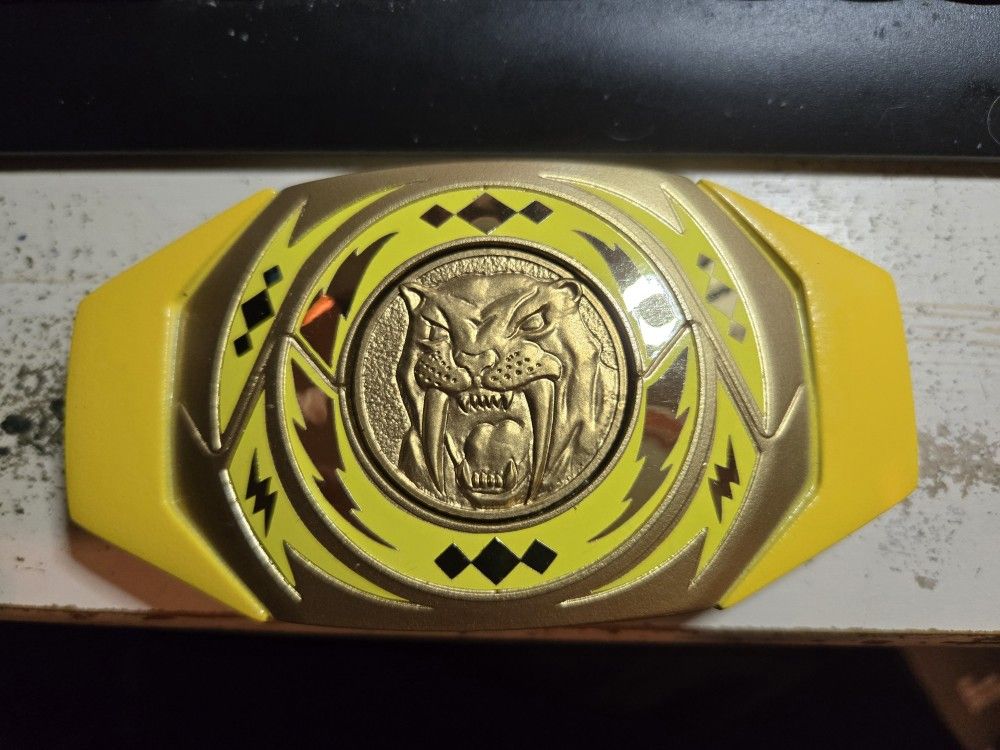 Yellow Power Ranger Morpher Autographed