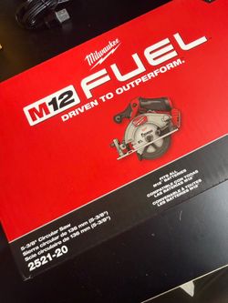 NEW Milwaukee M12 FUEL 5-3/8" Circular Saw